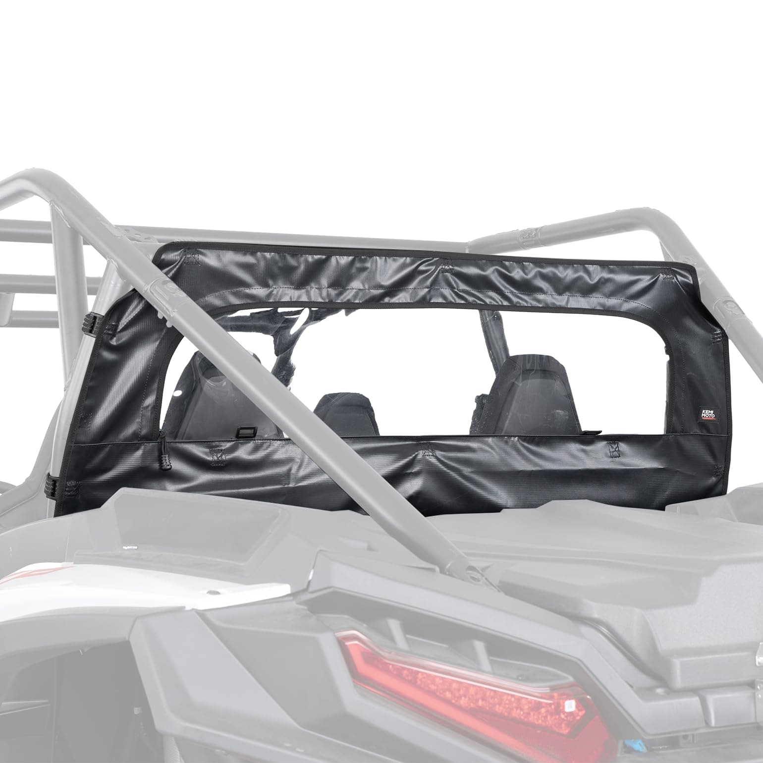Rear Soft Windshield for Polaris RZR XP 1000 / XP 4 1000 2024-2025 - Kemimoto