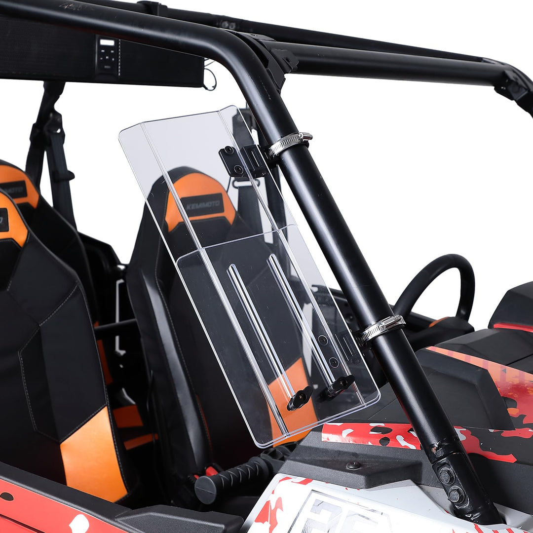 KEMIMOTO UTV tergicristallo manuale compatibile con Polaris RZR Ranger per  Can Am Maverick X3 Commander Defender