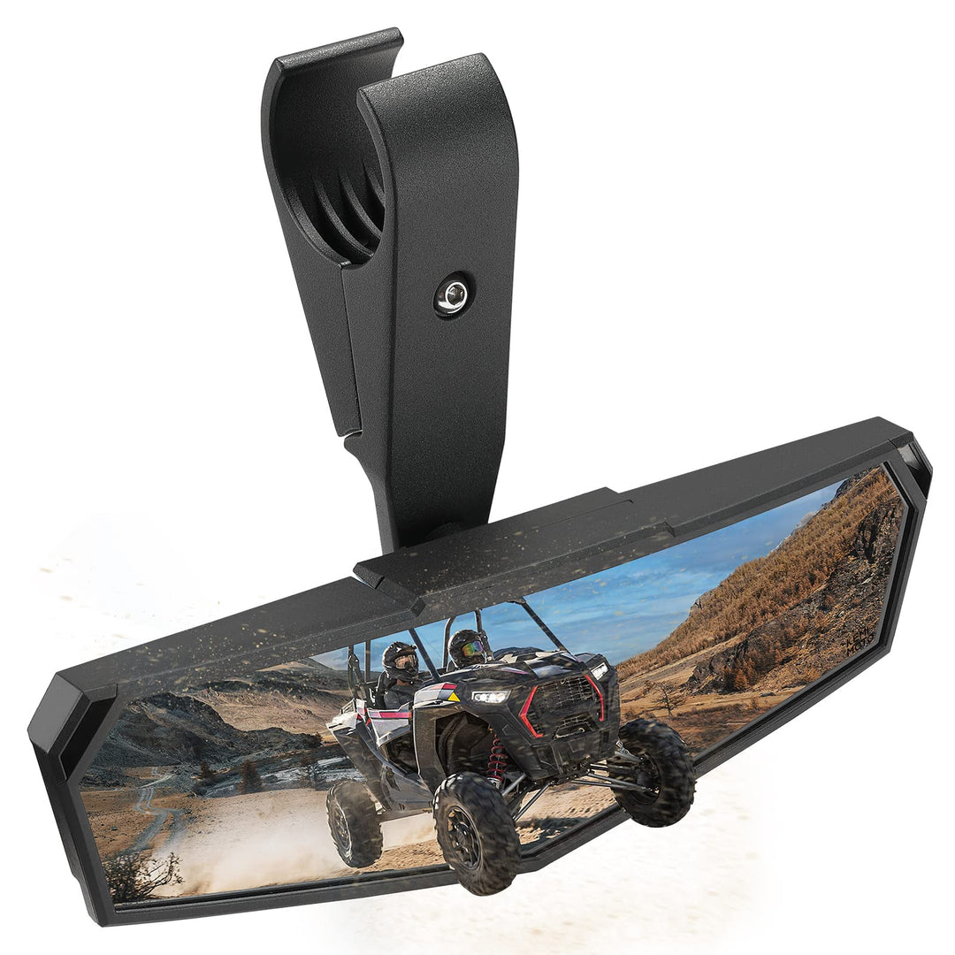 Upgraded Convex UTV Mirror for 1.75"-2" Crossbar - Kemimoto