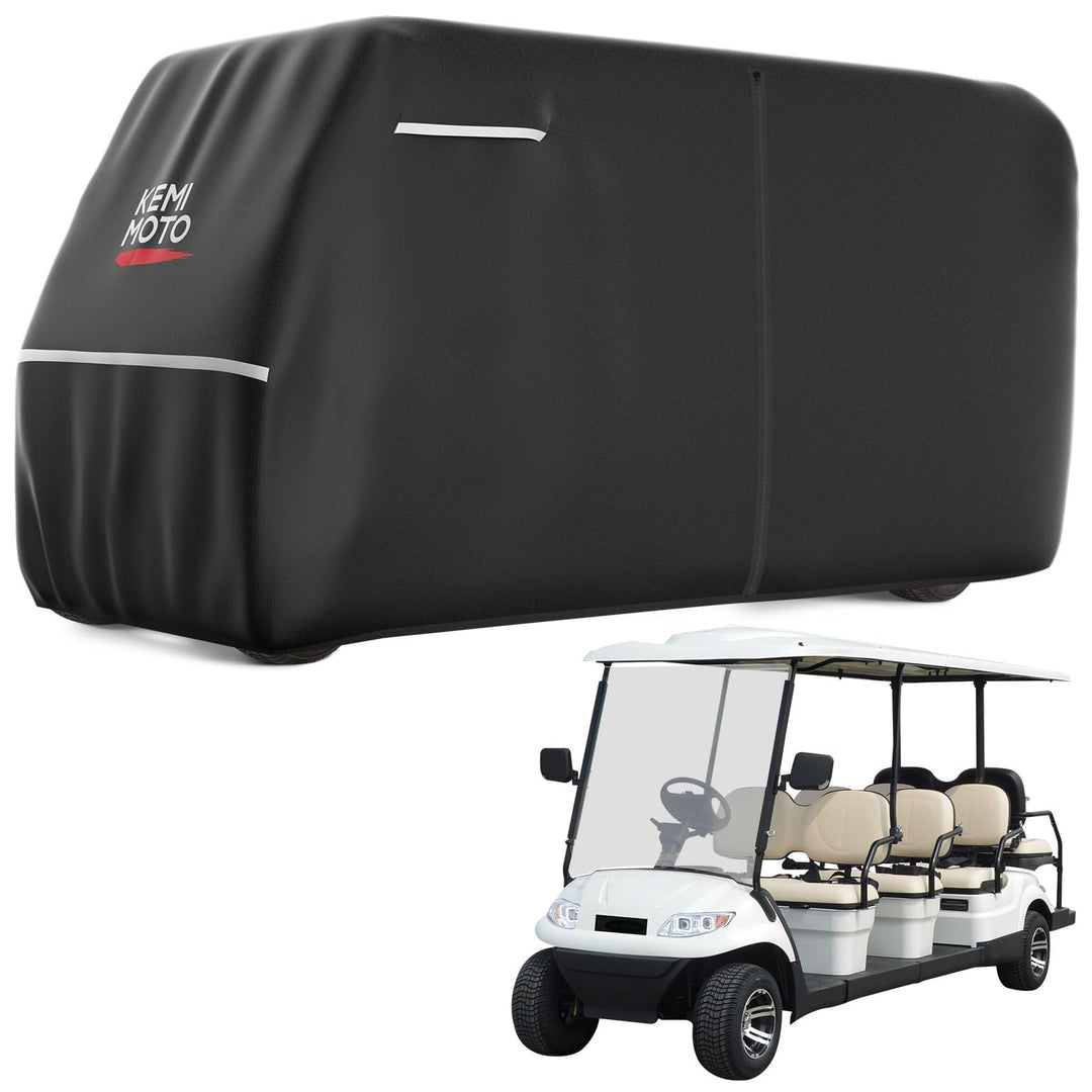 600D Waterproof Cover for EZGO Club Car 8 Passenger - Kemimoto