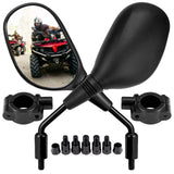 Soportes de manillar de 7/8” Espejos retrovisores universales para motocicletas ATV