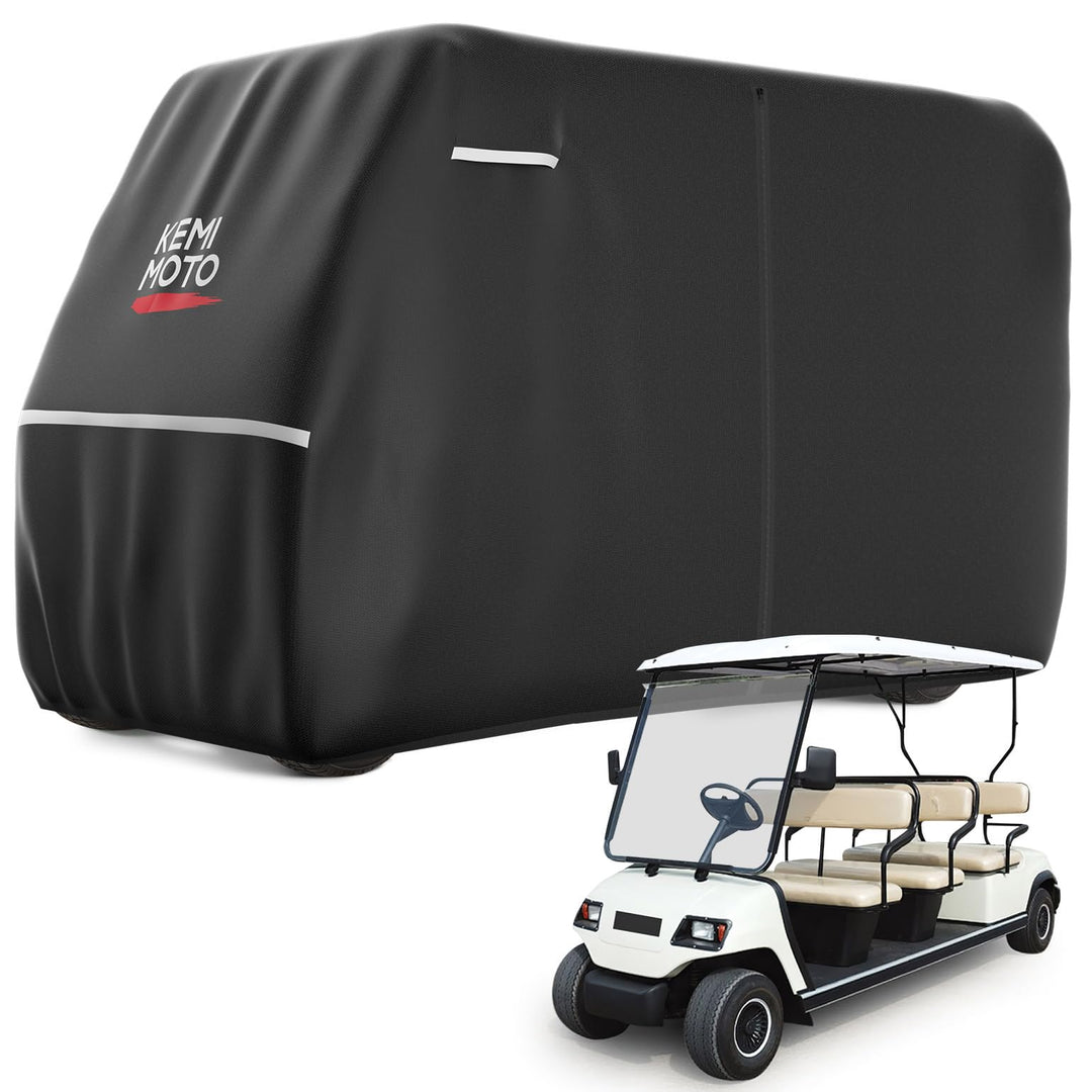 600D Waterproof Cover for EZGO Club Car 6/4+2 Passenger - Kemimoto
