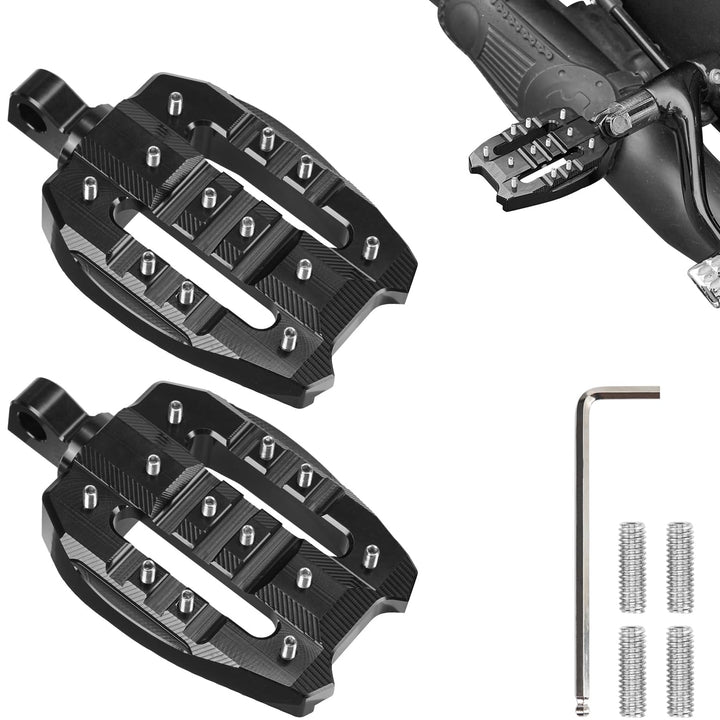 Motorcycle CNC Foot Rest for Sportster Iron 883 Dyna Softail FLFB FLSTF - Kemimoto