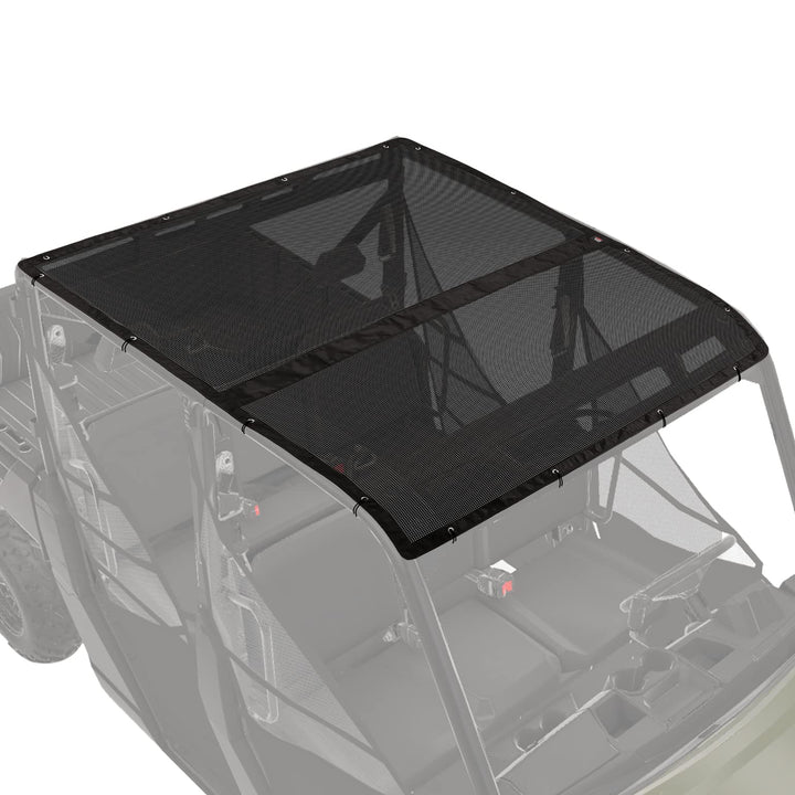 UTV Soft Top Window Net Mesh Fit Polaris Ranger 1000 Crew (2017-2023) - Kemimoto