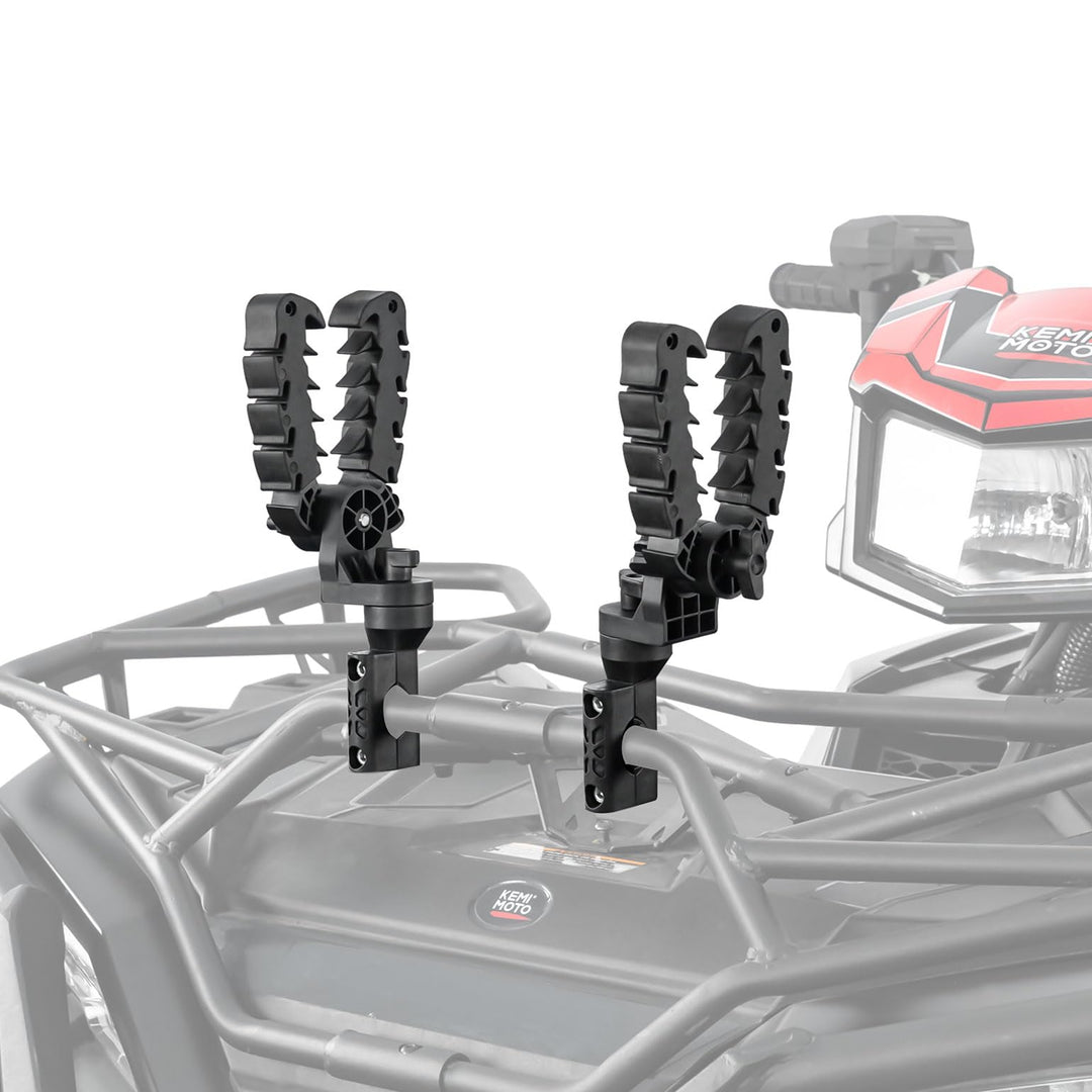 ATV Gun Rack with Rubber Straps for 3/4"-5/4" round roll bars