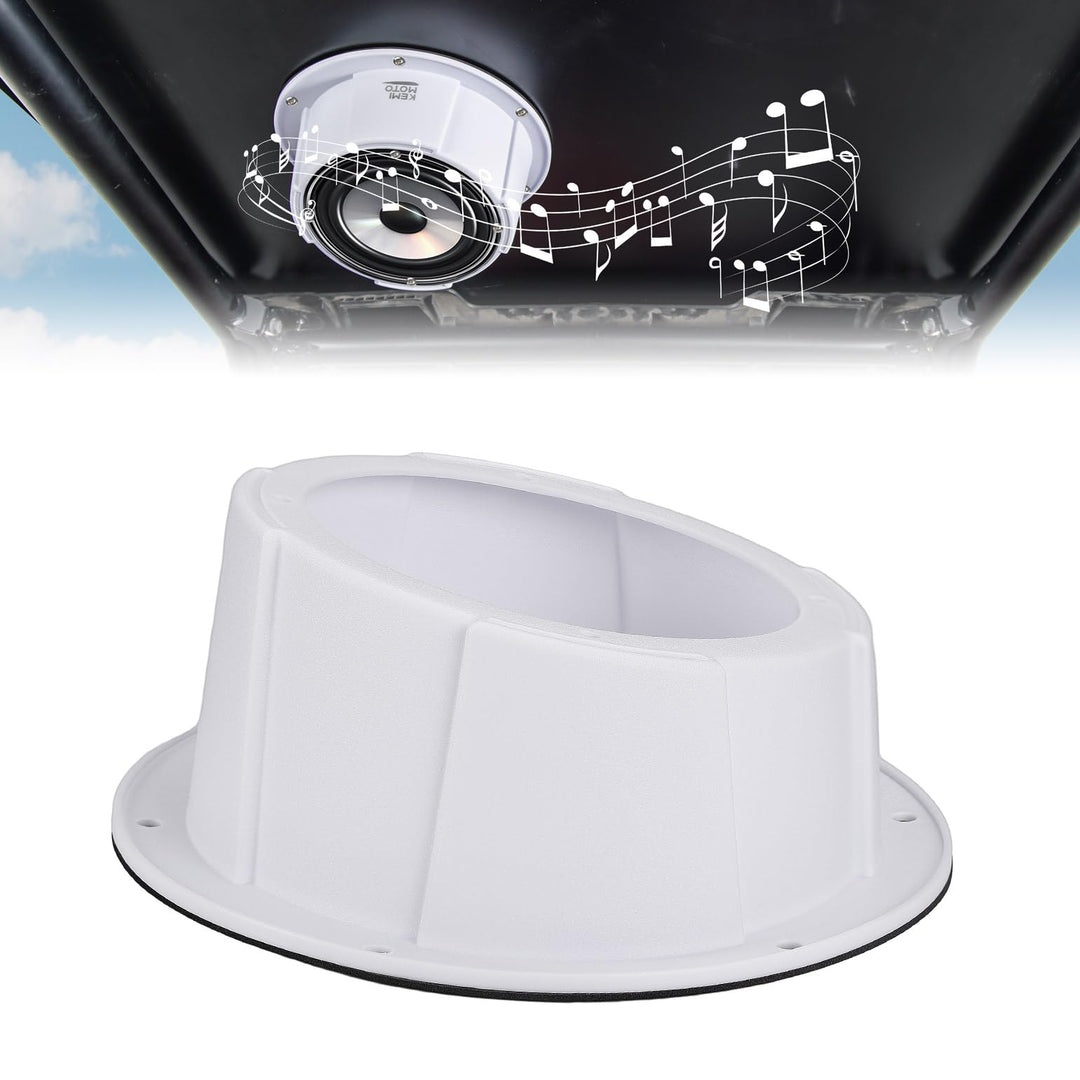 Universal Speaker Pods White for 6.5" Speakers