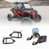 2 Soft Upper Doors & Side Mirrors for Polaris RZR XP 1000/Turbo