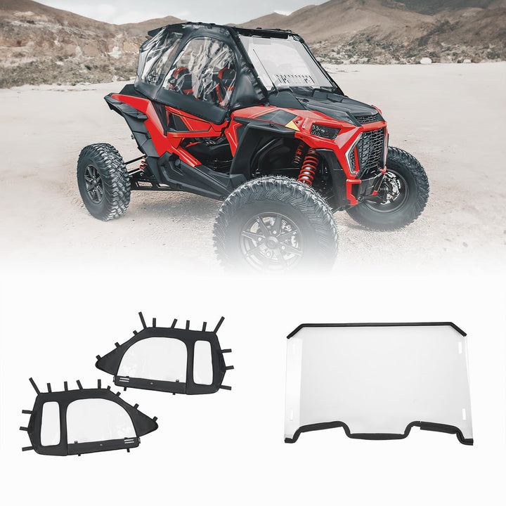 Cab Enclosures Front Windshield for Polaris RZR XP 1000/4 - Kemimoto