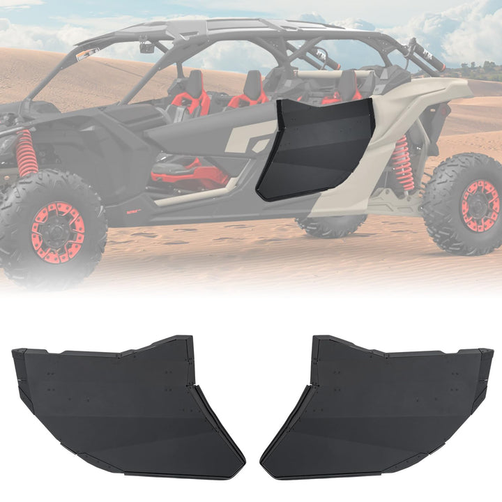 Rear Aluminum Half Doors For Can-Am Maverick X3 MAX - Kemimoto