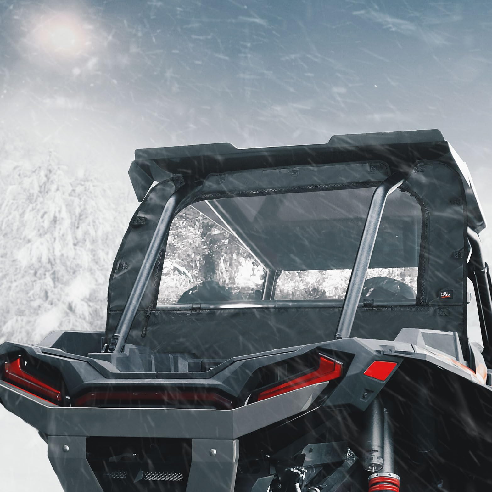 Polaris RZR XP 1000 Rear Windshield – Kemimoto