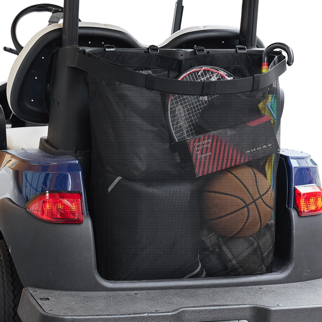 Grocery Shopping Bag Universal Fit for 2 Passenger Golf Carts - Kemimoto