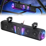 KEMIMOTO Midnight 60 26" 4-Speaker UTV Bluetooth Sound Bar w/RGB Lighting