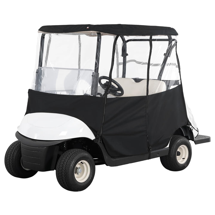 600D Rain Cover Golf Cart Enclosure 2 Passenger - Kemimoto