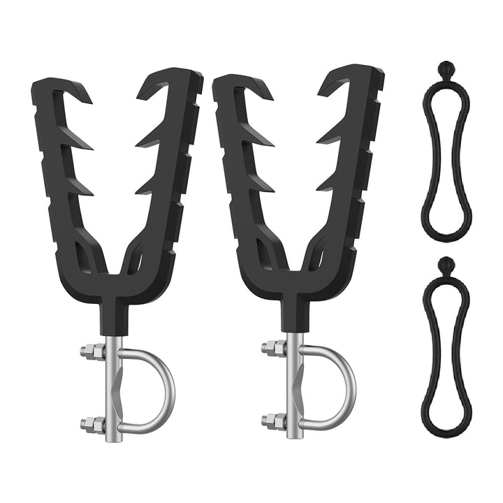 ATV Gun Mount and Bow Tools Rack with Rubber Straps - Kemimoto