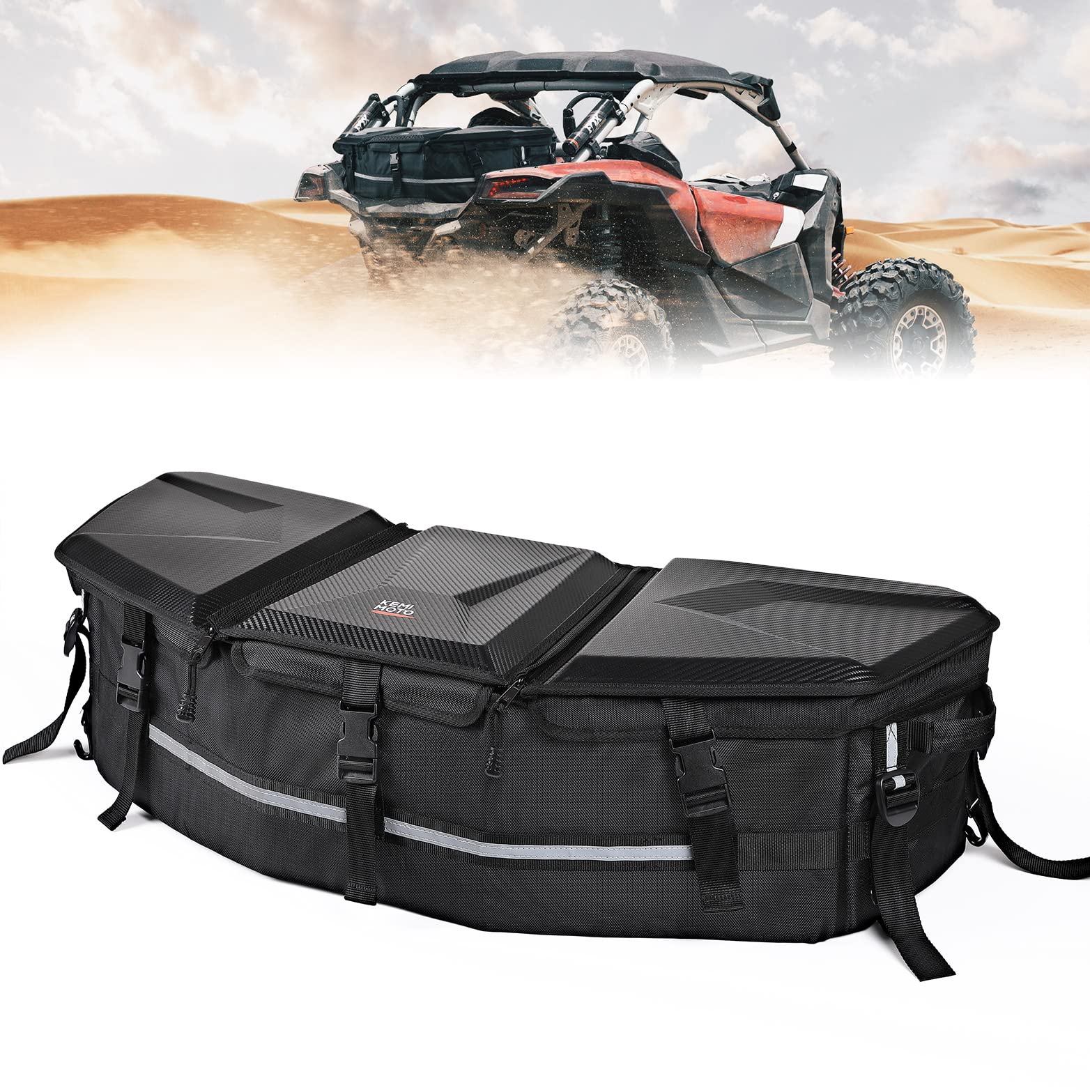 Rear & 4-Seat Storage Bags For Can-Am Maverick X3 MAX - Kemimoto