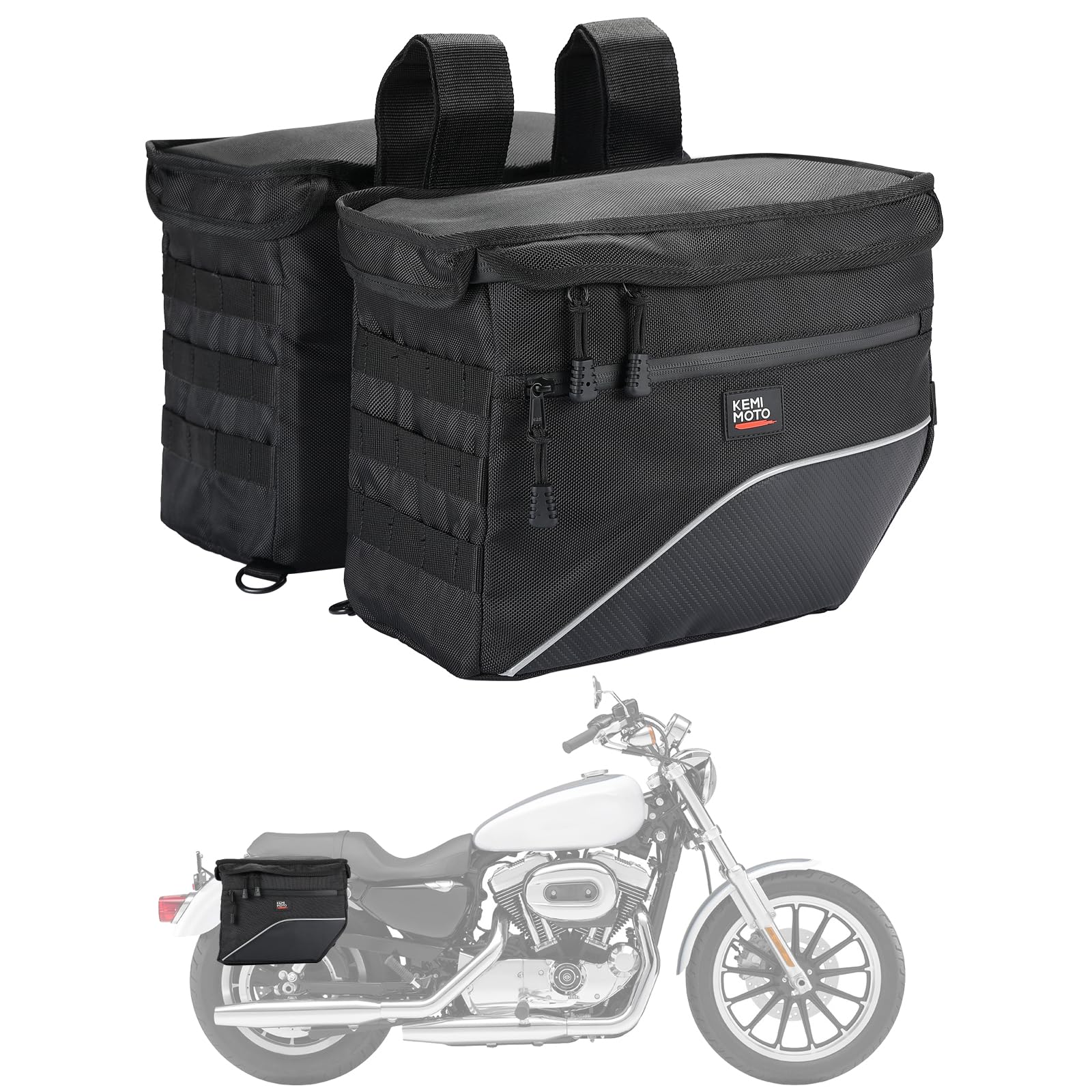 Motorcycle Saddle Bags 26L – Kemimoto