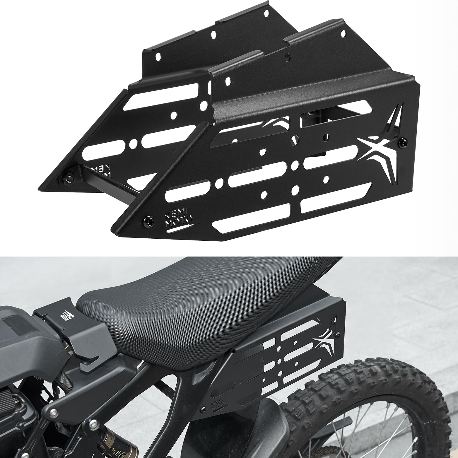 Motorcycle Side Racks Saddlebag Support Racks for Sur-Ron Light Bee ...