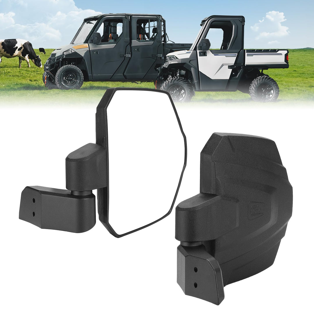 Upgraded Door Mounted Side Mirrors for Ranger XP SP 1000 570 - Kemimoto
