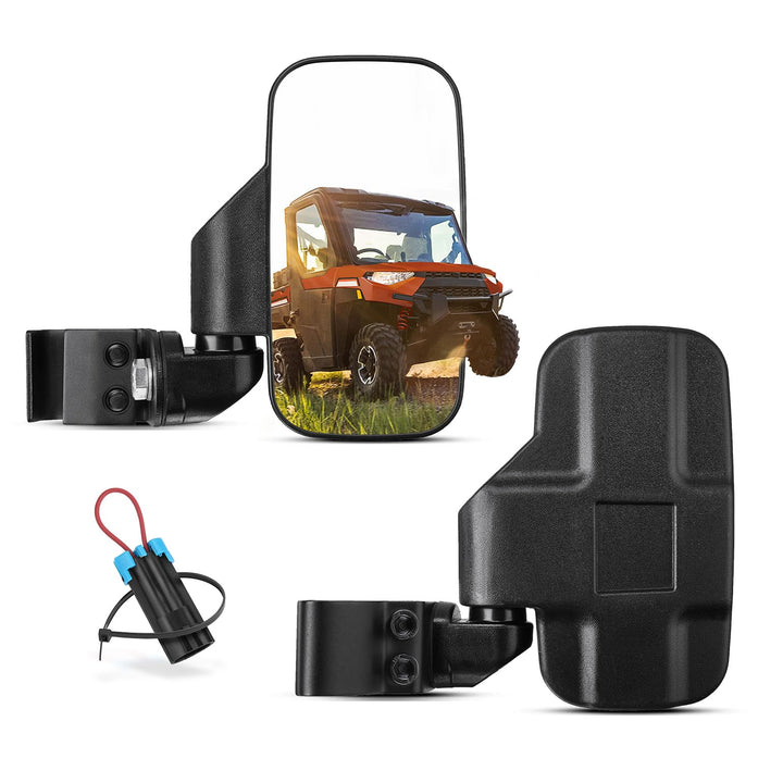 Adjustable Side Mirrors for Ranger/ General/ Defender/ Maverick Trail