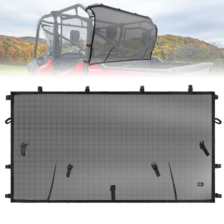 UTV Soft Rear Window Net For Pioneer 1000-6 - Kemimoto