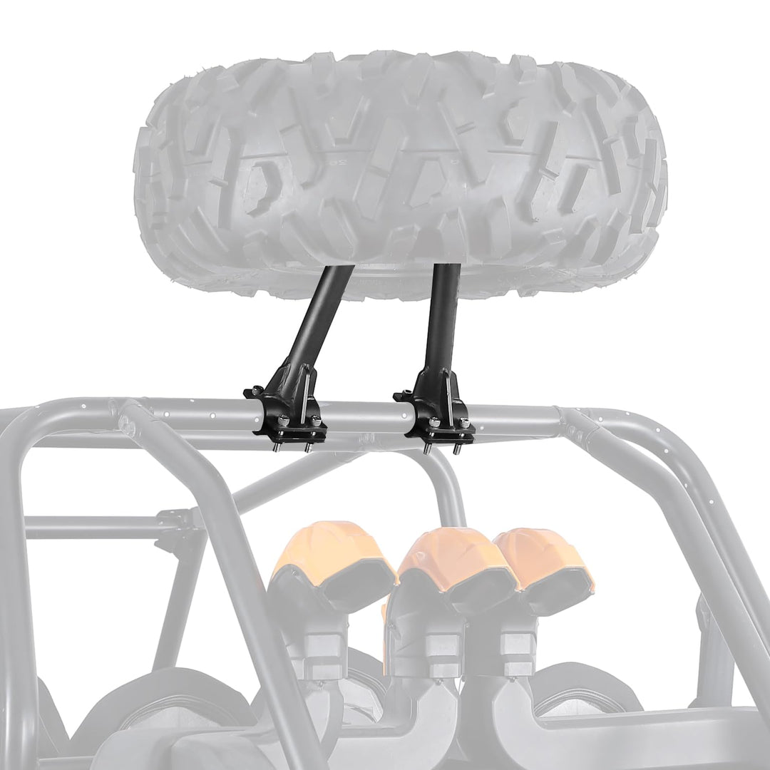 UTV Universial Spare Tire Carrier For 1.5''-2'' Roll Cage - Kemimoto