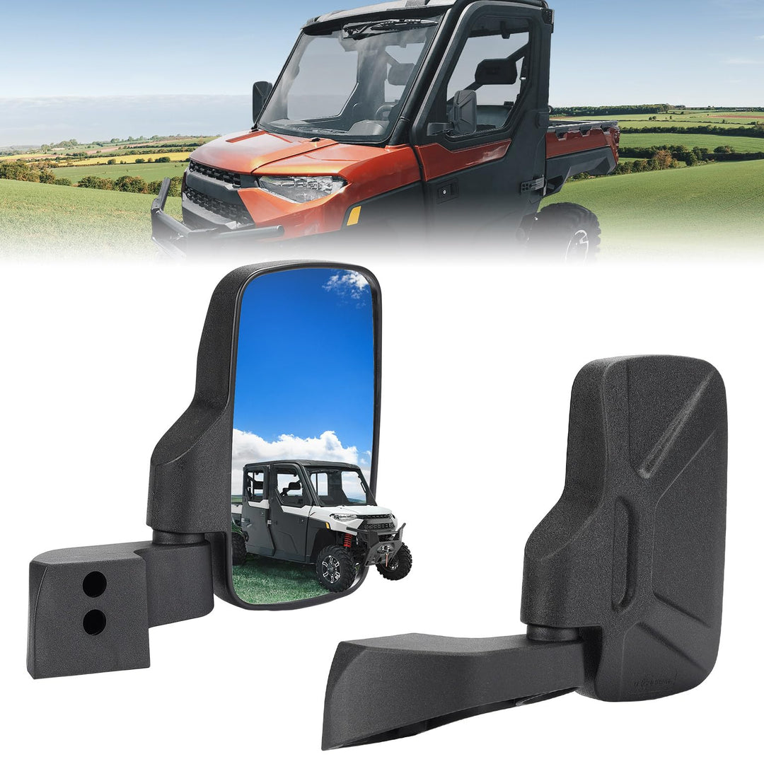 Door Mount Side View Mirror for Polaris Ranger/ Commercial Pro XD