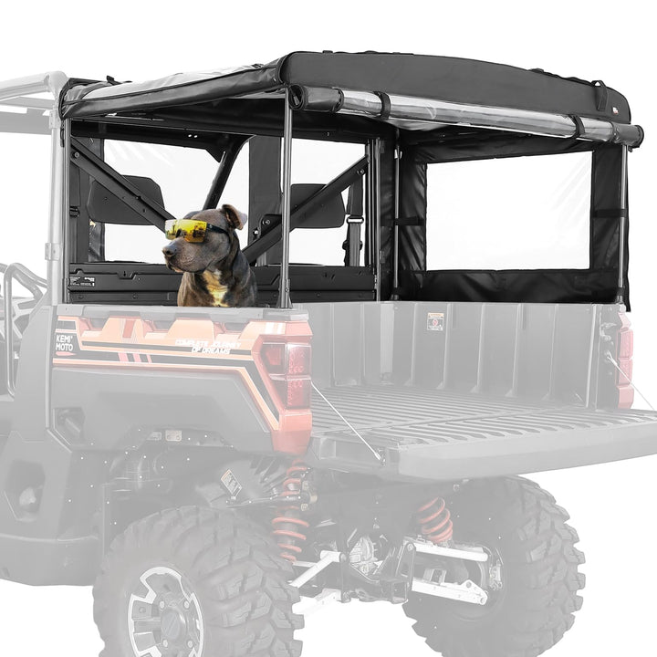 UTV Soft Cargo Camper Bed Cover Rack for Polaris Ranger - Kemimoto