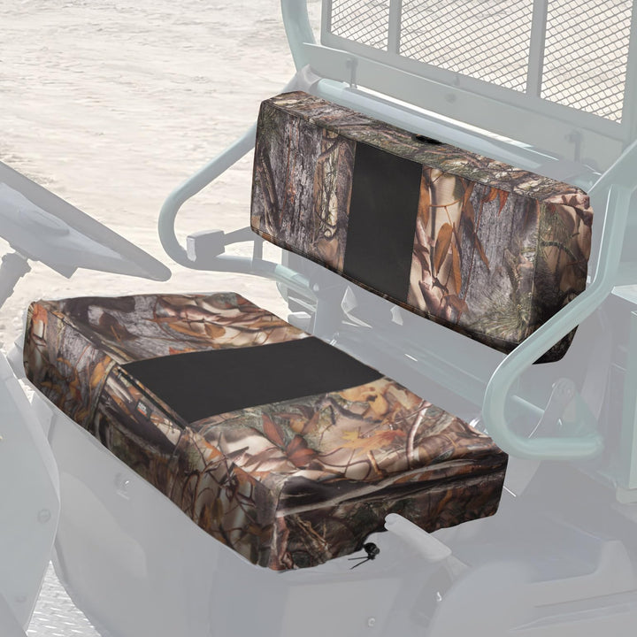 Camo Bench Seat Cover for Kawasaki Mule 610 600 600D - Kemimoto