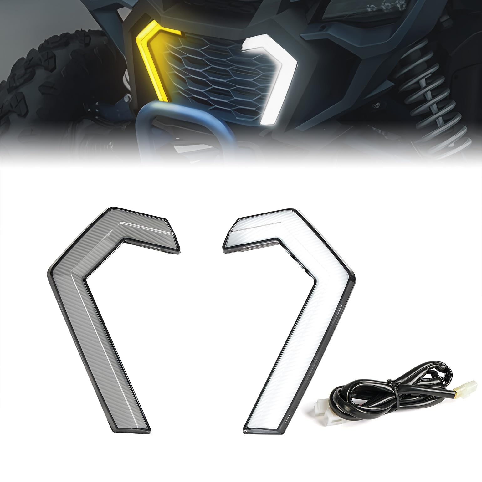 LED Turn Single Fang Lights for Talon 1000R 1000X 1000X-4 - Kemimoto