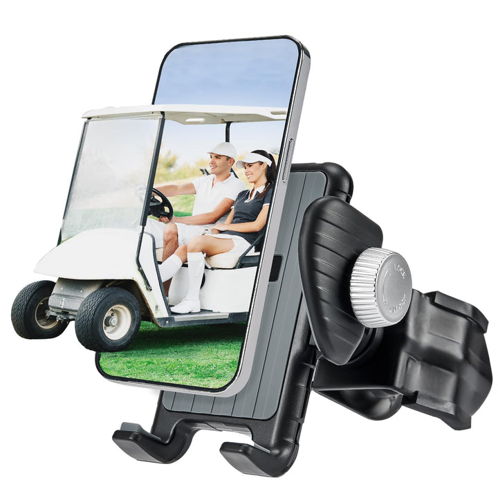 Golf Cart Phone Holder for Square& Round Tubes (0.25-1.25IN)
