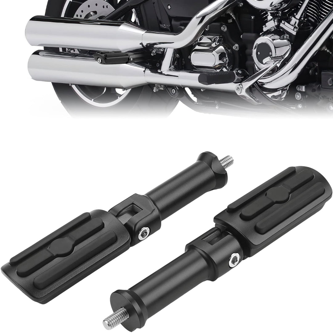 Passenger Foot Pegs with Support Mounting Kit for Softail - Kemimoto