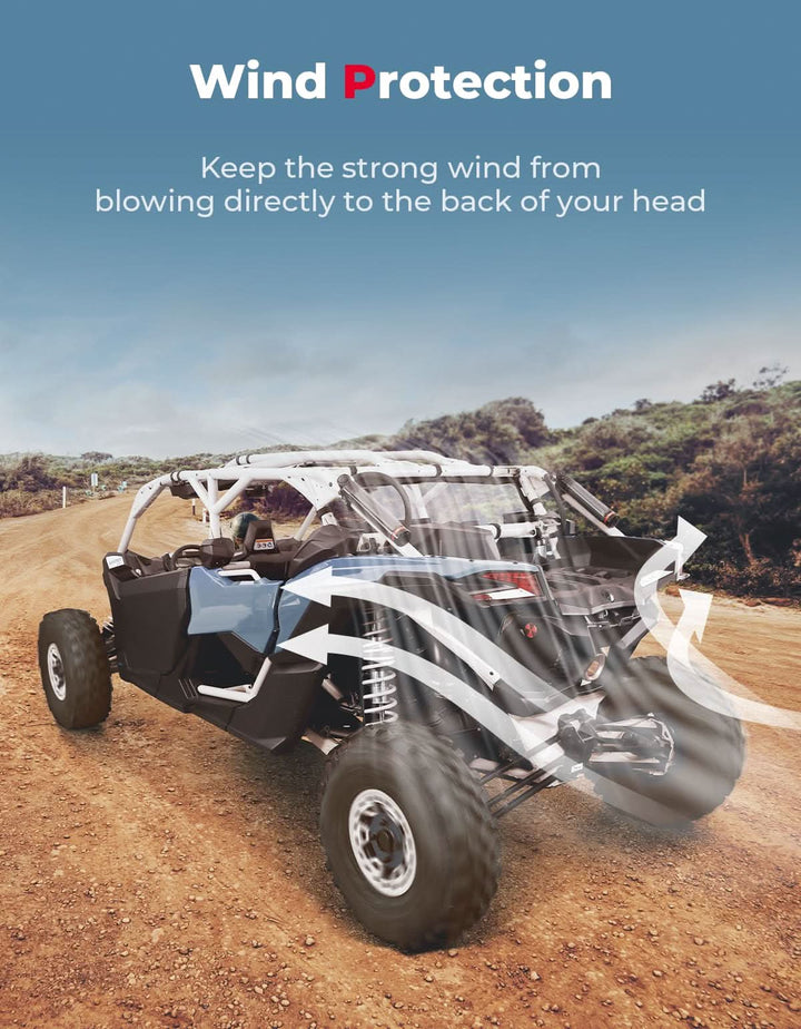 Soft Cab Enclosures & Soft  Rear Windshield for Can-Am Maverick X3 - Kemimoto