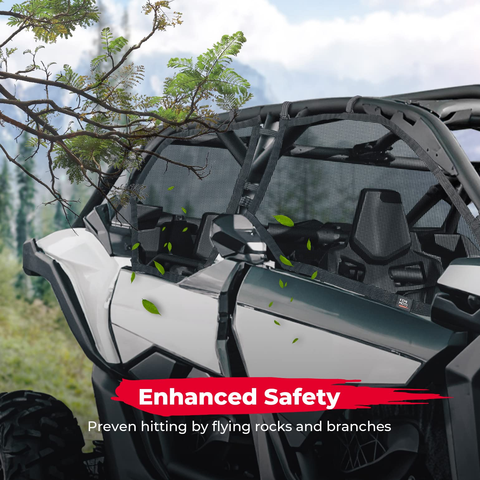 Utv Custom Window Nets Racing Can Am Maverick X3 Window Nets | X3 Protective Net | X3 Black ...