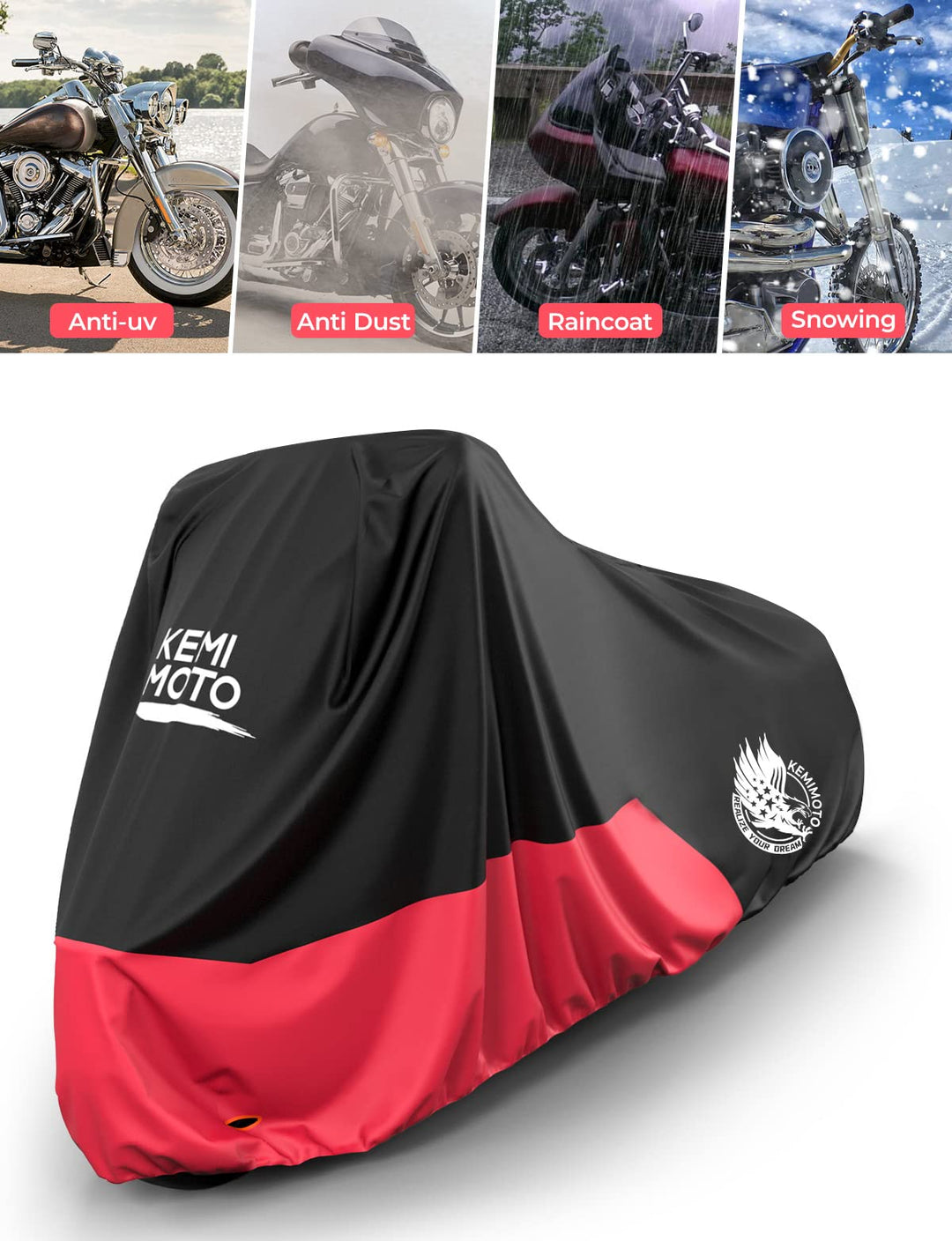 Dirt Bike Cover for Softail, Dyna Models, Shadow Cruiser - Kemimoto