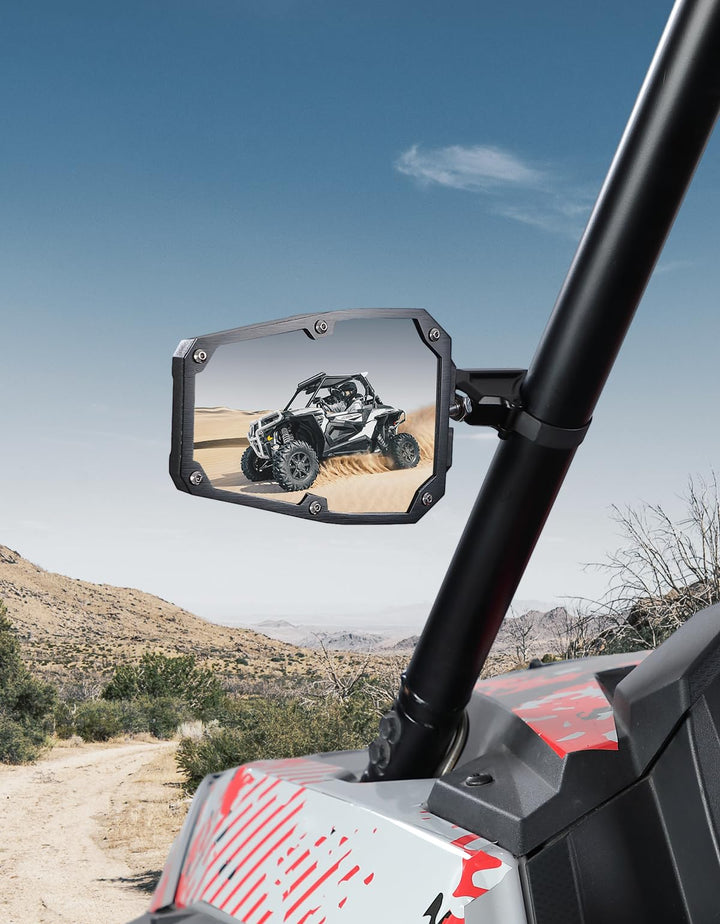 UTV 1.5-1.875 IN Side Mirrors for Polaris/Can-Am/Kawasaki - Kemimoto
