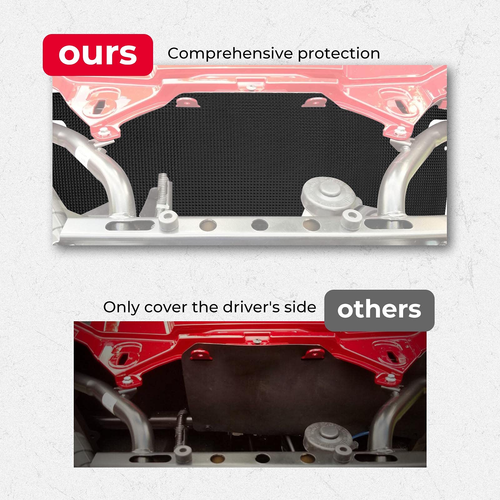 thumbnail image 2 of KEMIMOTO UTV Mud Flaps For Honda Talon 1000 - Enhanced Coverage Pyramid Design Mud Guards 2 of 12