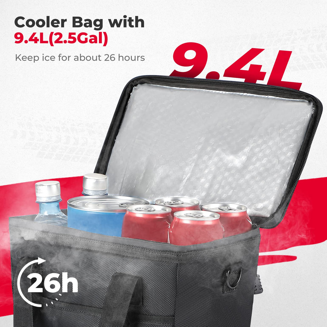UTV Universial Ice Bag Cooler Bag For Polaris, Can Am, Kawasaki - Kemimoto