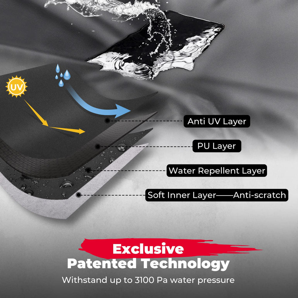 Full Cover with Reflective Strips Fit Polaris Slingshot S/R/SL/SLR/GT - Kemimoto