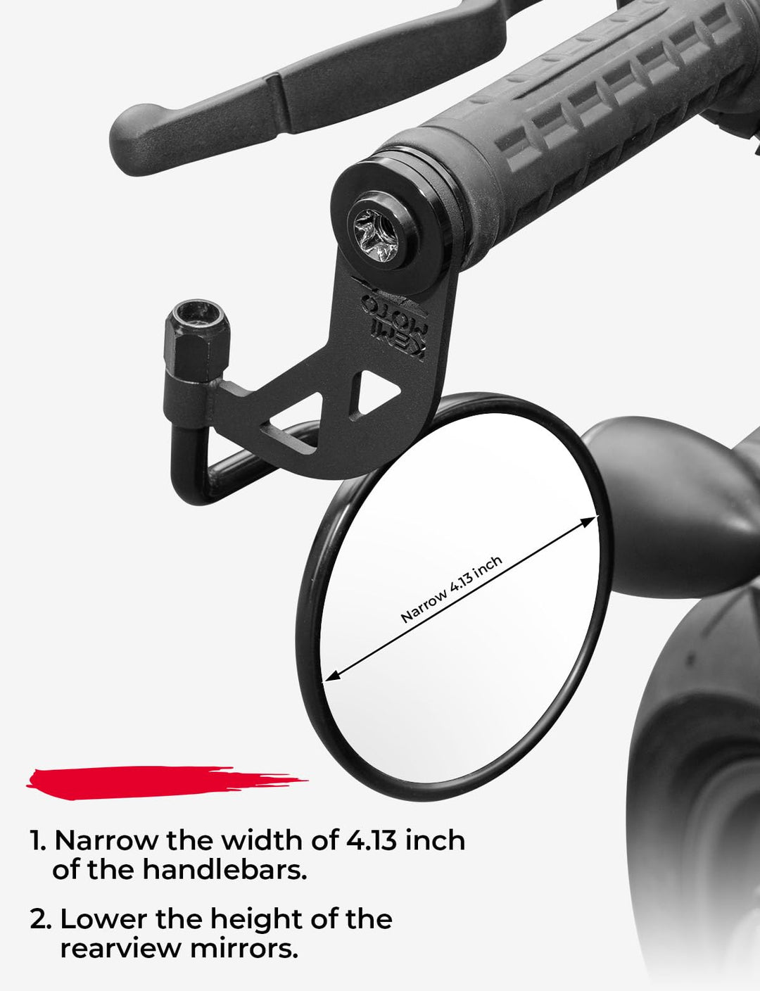 Motorcycle Rearview Mirrors Extenders Bracket for Sportster S RH1250 2021-2023
