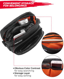 Motorcycle Handlebar Bag fit Cruiser Softail Dyna Sportsters - Kemimoto