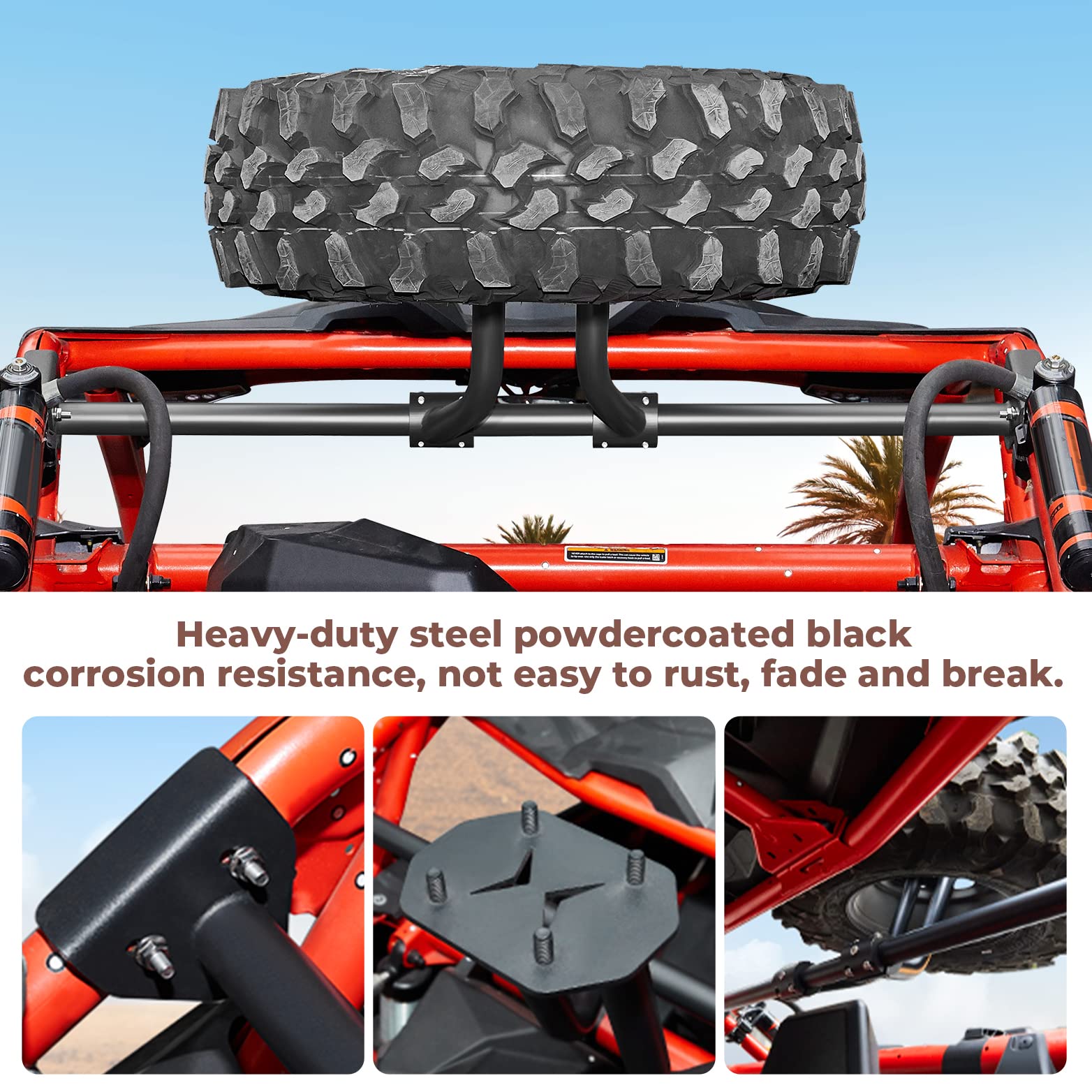 CanAm X3 Spare Tire Mount Kemimoto