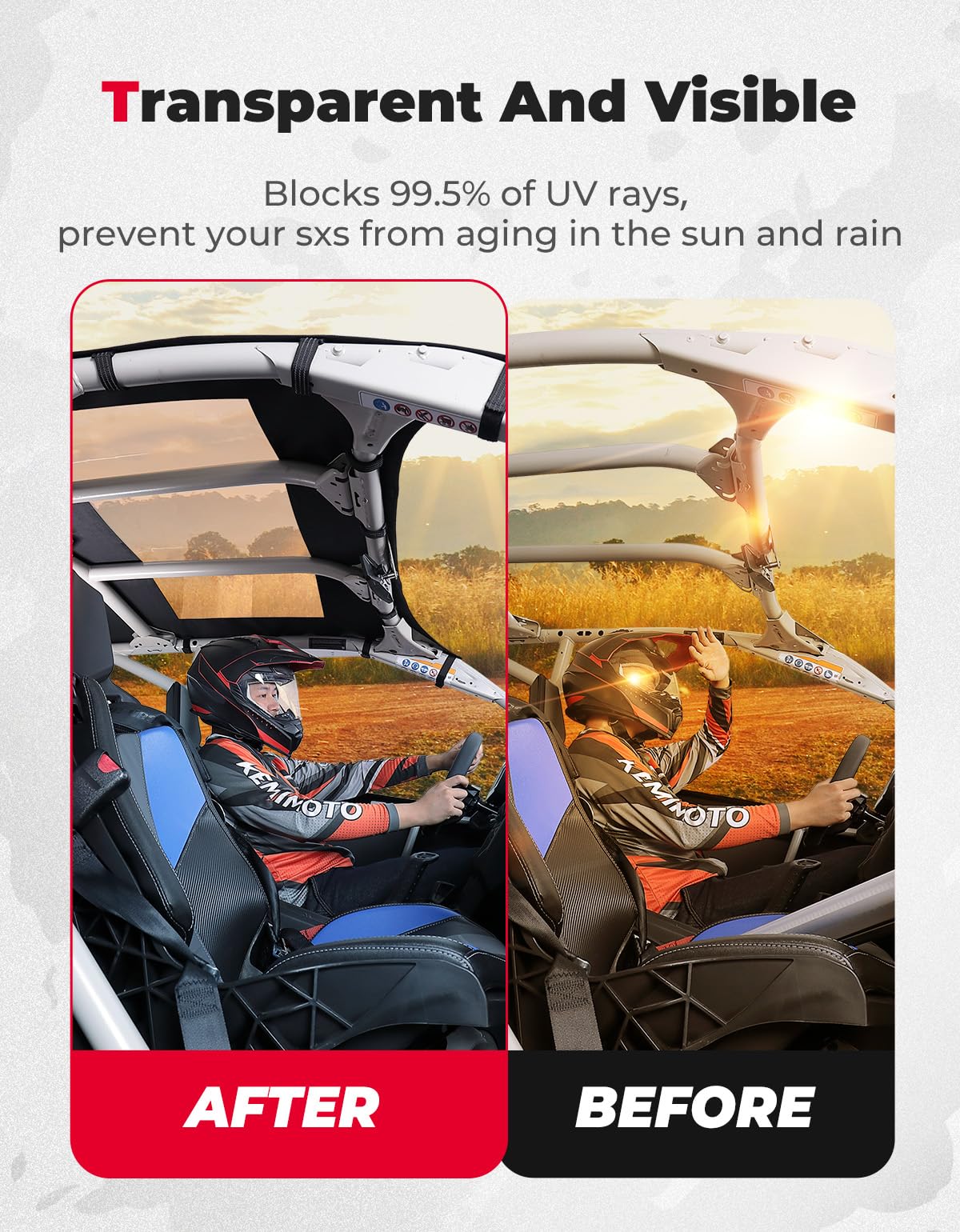 Canvas Soft Rooftop for Can-Am Maverick X3 Max -Kemimoto