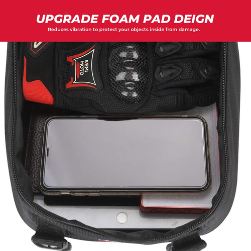 ATV Motorcycle Saddle Tank Bag w/Thermal Bag - Kemimoto