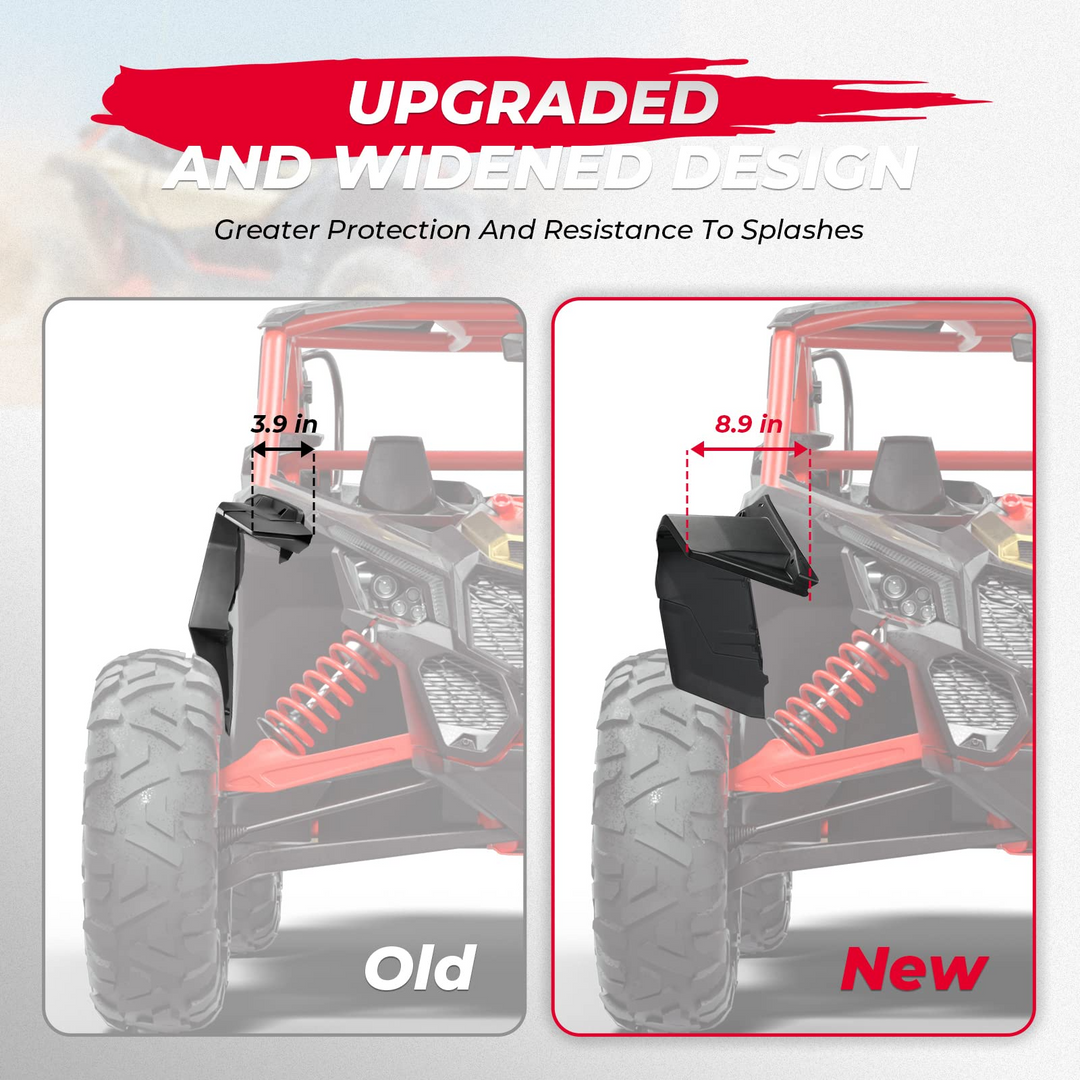 Upgraded Extended Fender Flares for Can-Am Maverick X3 / X3 Max - Kemimoto