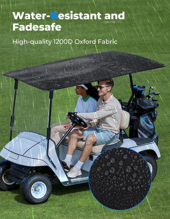 Canvas Golf Cart Sun Top for EZGO TXT 1994-2013 - Kemimoto