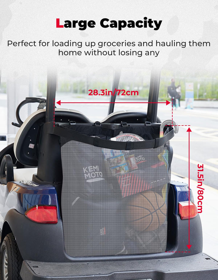 Grocery Shopping Bag Universal for 2 Passenger Golf Carts