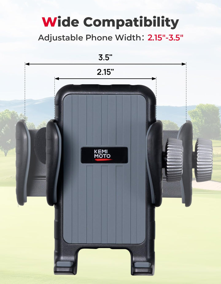 Phone Holder for EZGO/ Club Car/ Drive Golf Cart - Kemimoto