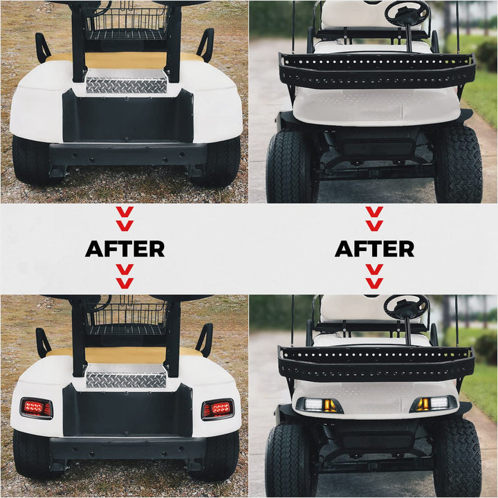 12V Deluxe Golf Cart LED Light Kit Fit EZGO TXT 1996-2013