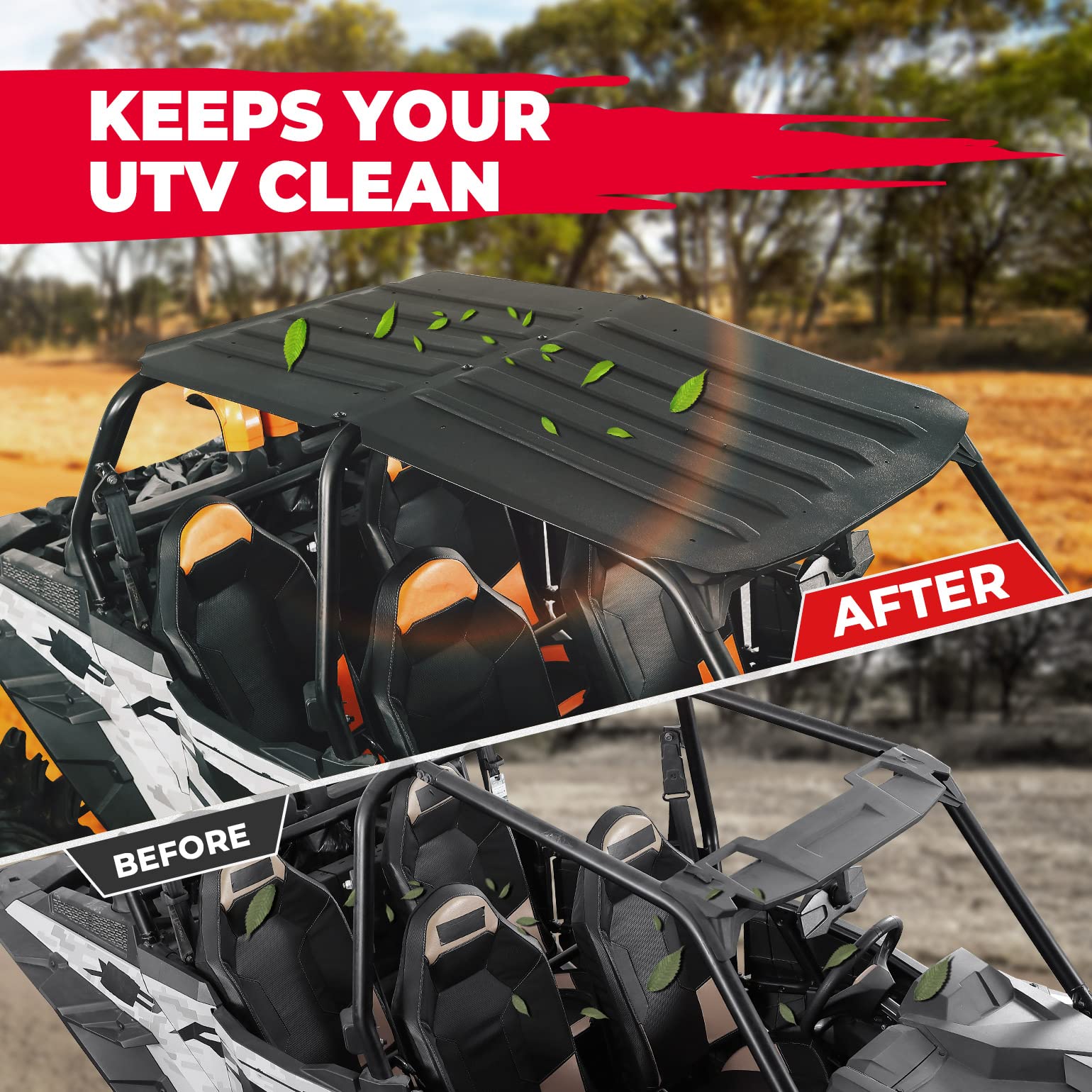 Polaris RZR XP 4 Hard Roof (OEM#2883074) - KEMIMOTO – Kemimoto