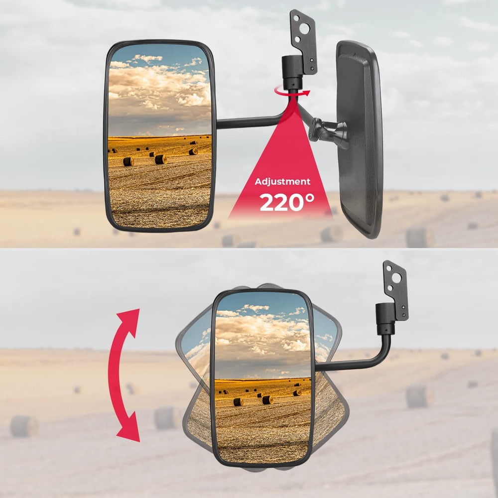 Set of Side View Mirrors for Kubota RTV X1100C - Kemimoto